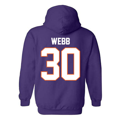 Clemson - NCAA Football : Kylen Webb - Classic Shersey Hooded Sweatshirt-1