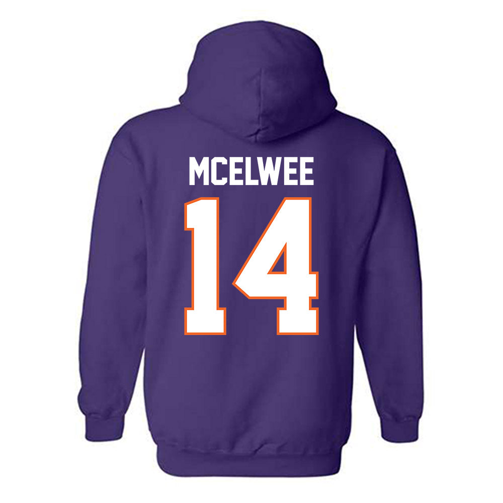 Clemson - NCAA Women's Lacrosse : Caitlin McElwee - Classic Shersey Hooded Sweatshirt-1