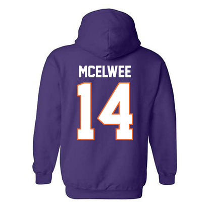Clemson - NCAA Women's Lacrosse : Caitlin McElwee - Classic Shersey Hooded Sweatshirt-1