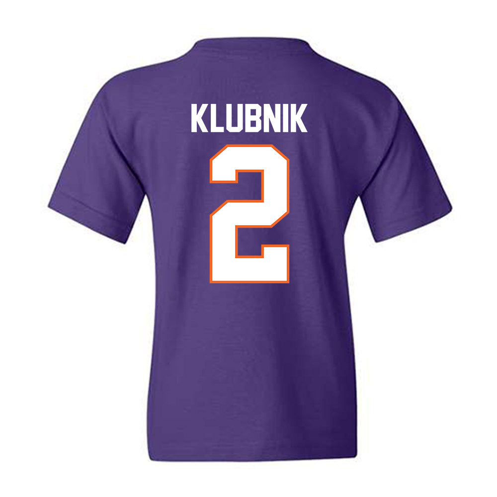 Clemson - NCAA Football : Cade Klubnik - Classic Shersey Youth T-Shirt-1