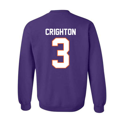 Clemson - NCAA Baseball : Jack Crighton - Classic Shersey Crewneck Sweatshirt