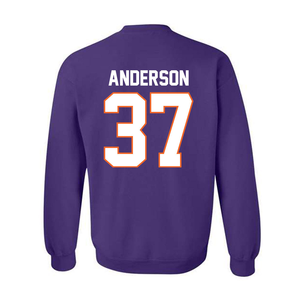 Clemson - NCAA Football : Logan Anderson - Classic Shersey Crewneck Sweatshirt-1