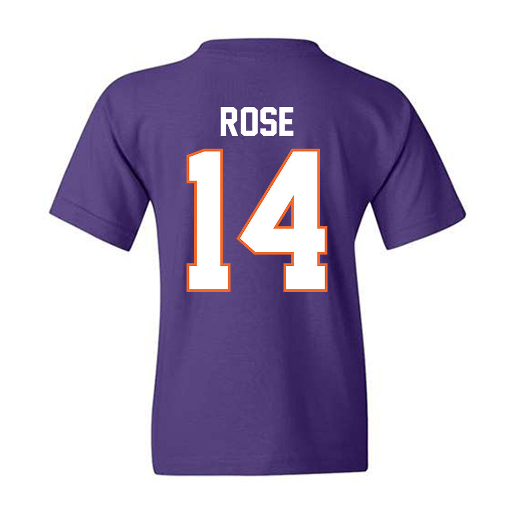 Clemson - NCAA Women's Basketball : Rachael Rose - Classic Shersey Youth T-Shirt-1