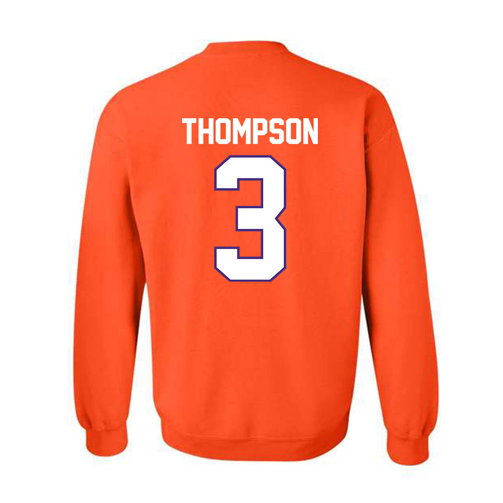 Clemson - NCAA Men's Basketball : Chase Thompson - Classic Shersey Crewneck Sweatshirt-1