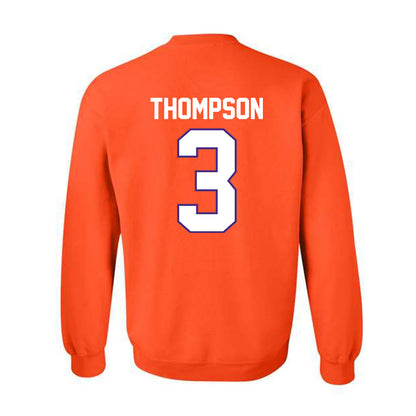 Clemson - NCAA Men's Basketball : Chase Thompson - Classic Shersey Crewneck Sweatshirt-1