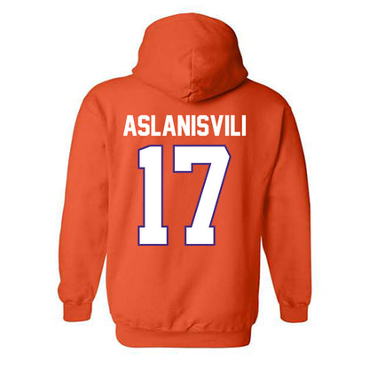 Clemson - NCAA Women's Tennis : Artemis Aslanisvili - Classic Shersey Hooded Sweatshirt-1