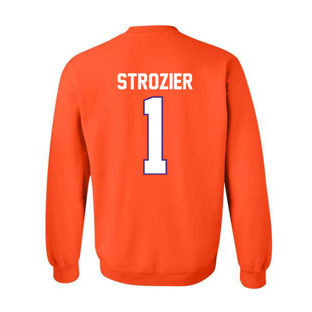 Clemson - NCAA Football : Branden Strozier - Classic Shersey Crewneck Sweatshirt-1