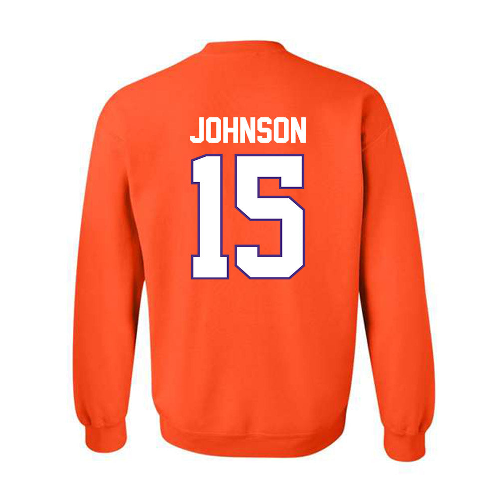 Clemson - NCAA Women's Soccer : Ella Johnson - Classic Shersey Crewneck Sweatshirt-1