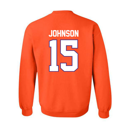 Clemson - NCAA Women's Soccer : Ella Johnson - Classic Shersey Crewneck Sweatshirt-1