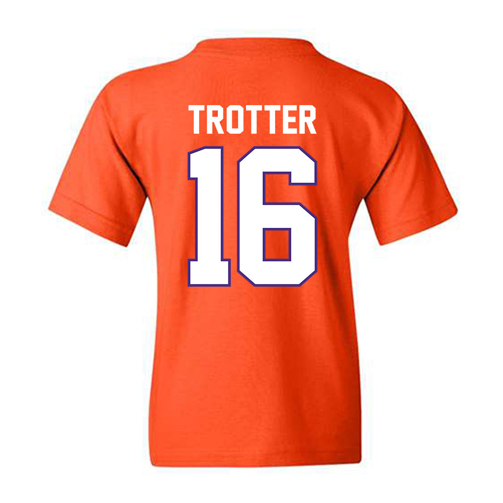 Clemson - NCAA Football : Cade Trotter - Classic Shersey Youth T-Shirt-1
