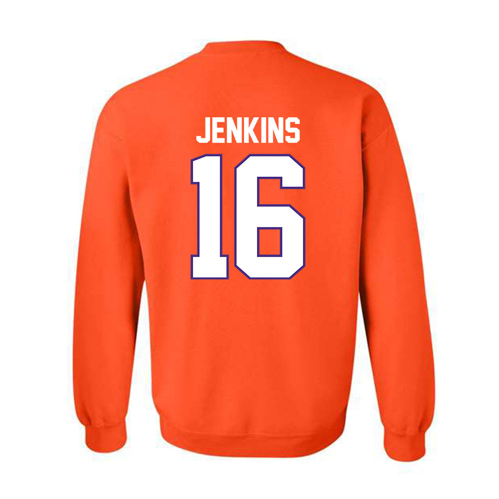 Clemson - NCAA Women's Soccer : Jolie Jenkins - Classic Shersey Crewneck Sweatshirt-1