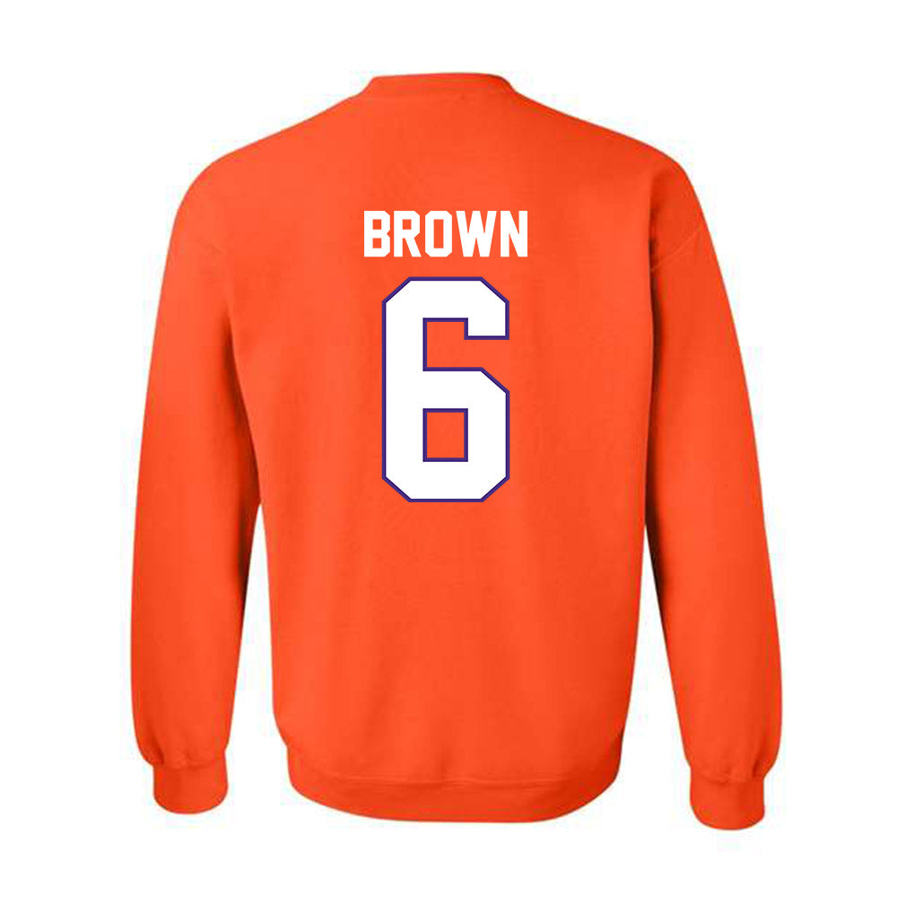 Clemson - NCAA Football : Tyler Brown - Classic Shersey Crewneck Sweatshirt-1