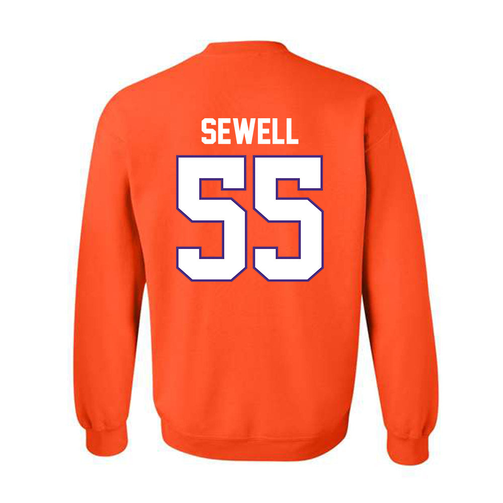 Clemson - NCAA Football : Harris Sewell - Classic Shersey Crewneck Sweatshirt-1