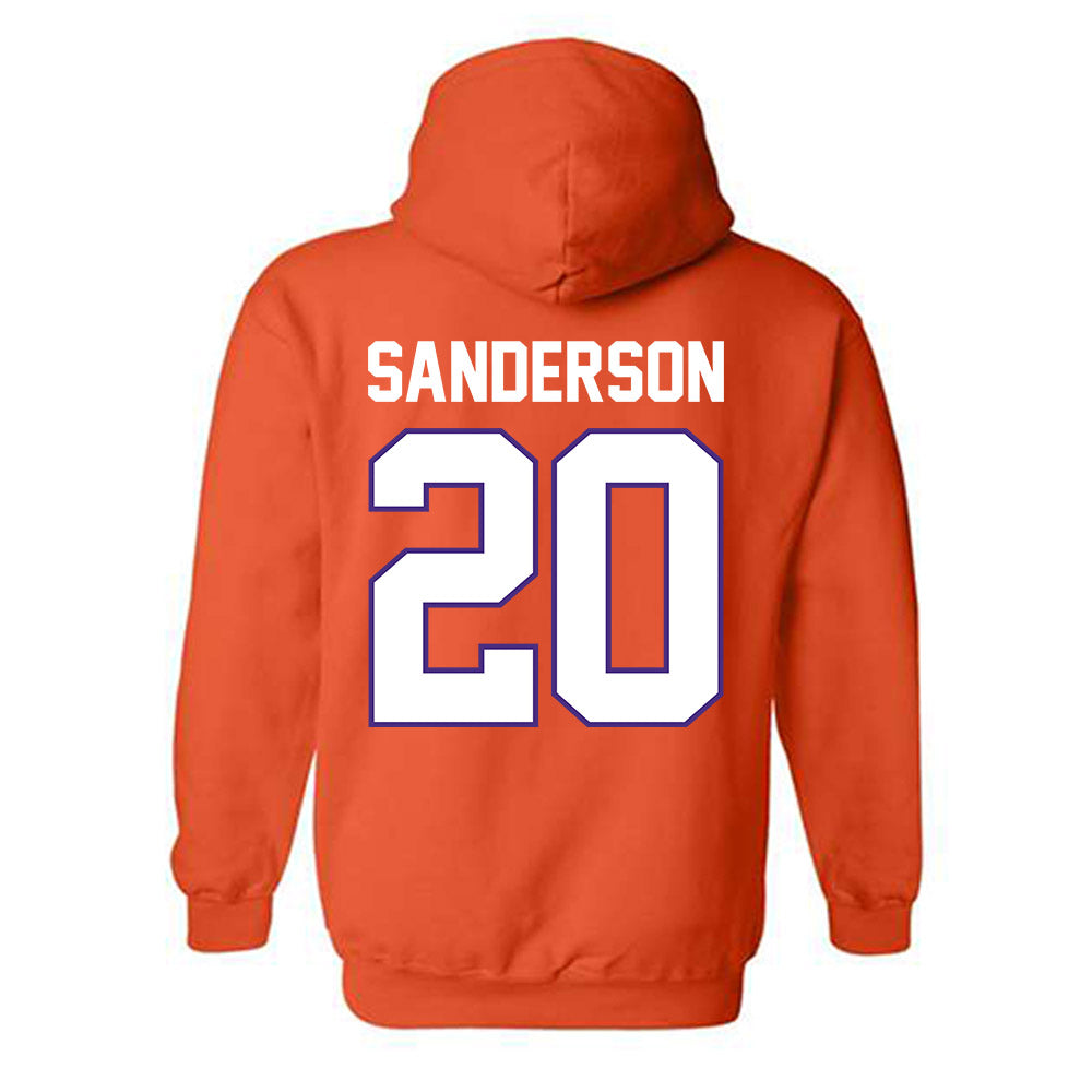 Clemson - NCAA Football : Clark Sanderson - Classic Shersey Hooded Sweatshirt-1