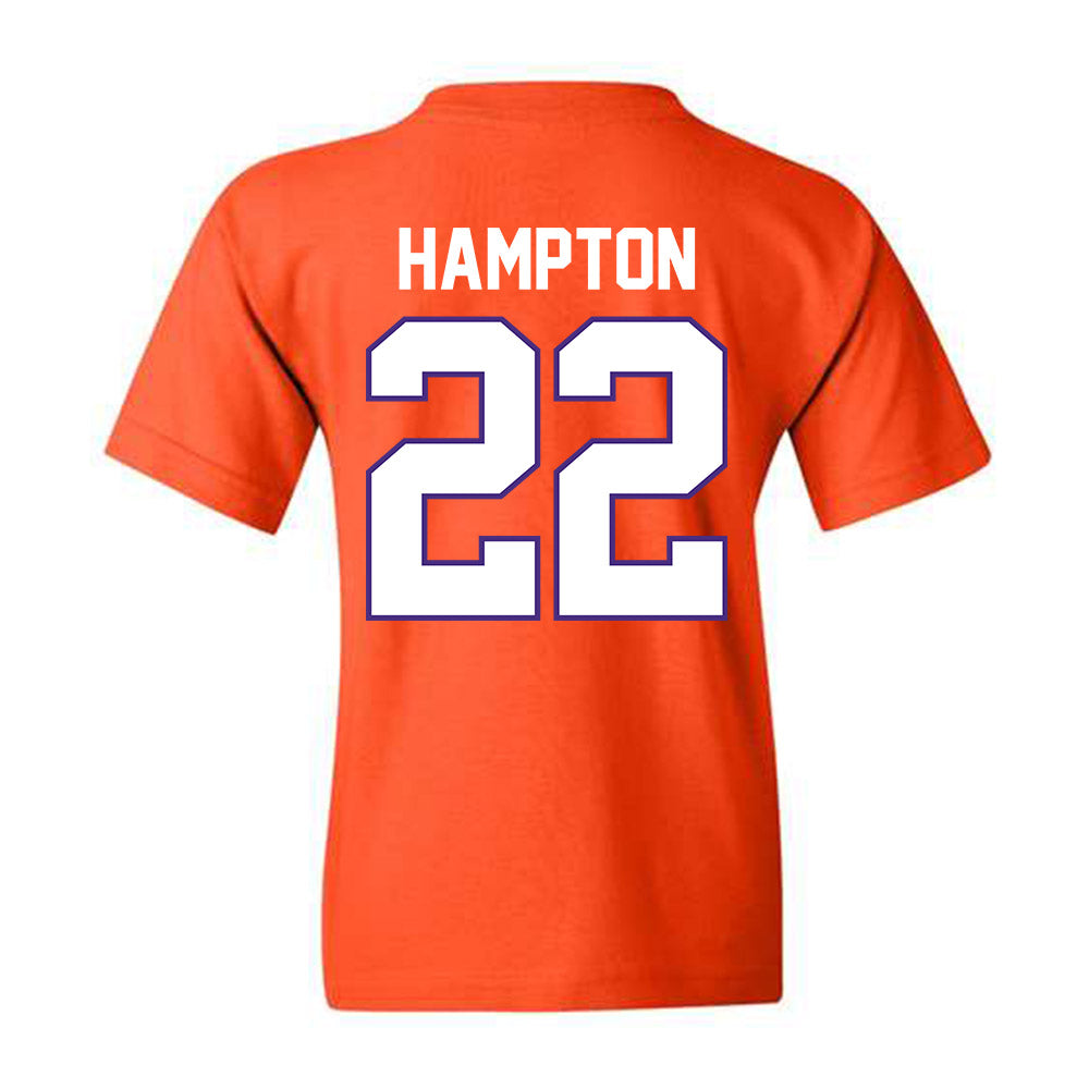 Clemson - NCAA Men's Soccer : Aiden Hampton - Youth T-Shirt