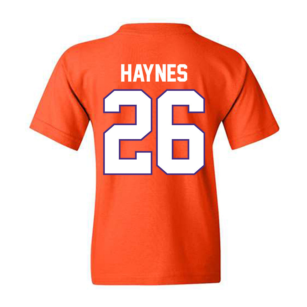 Clemson - NCAA Football : Jay Haynes - Classic Shersey Youth T-Shirt-1