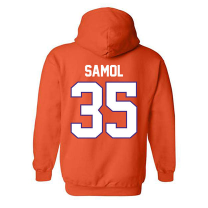 Clemson - NCAA Baseball : Noah Samol - Classic Shersey Hooded Sweatshirt