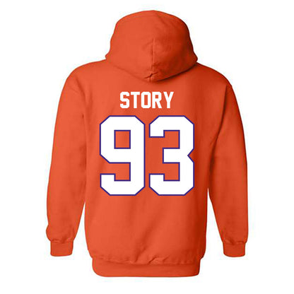 Clemson - NCAA Football : Caden Story - Classic Shersey Hooded Sweatshirt-1