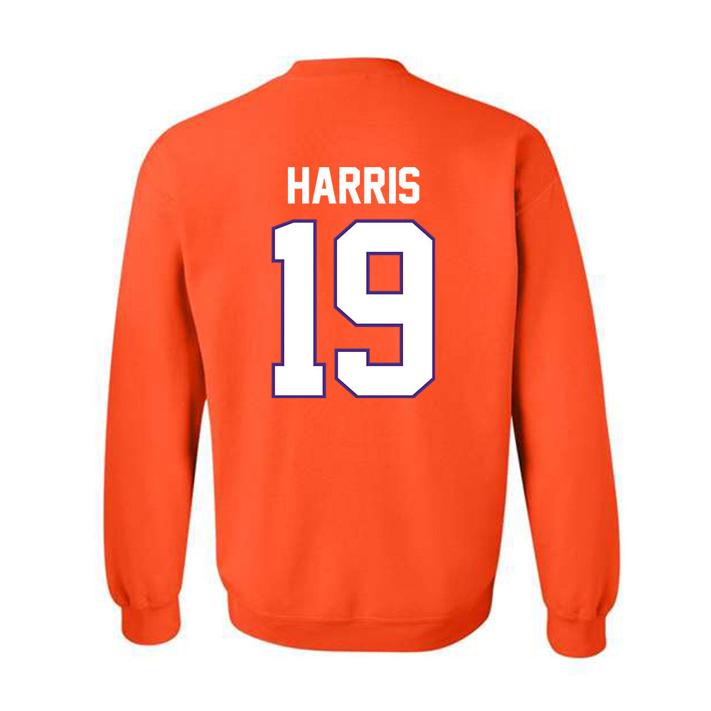 Clemson - NCAA Women's Soccer : Juju Harris - Classic Shersey Crewneck Sweatshirt-1
