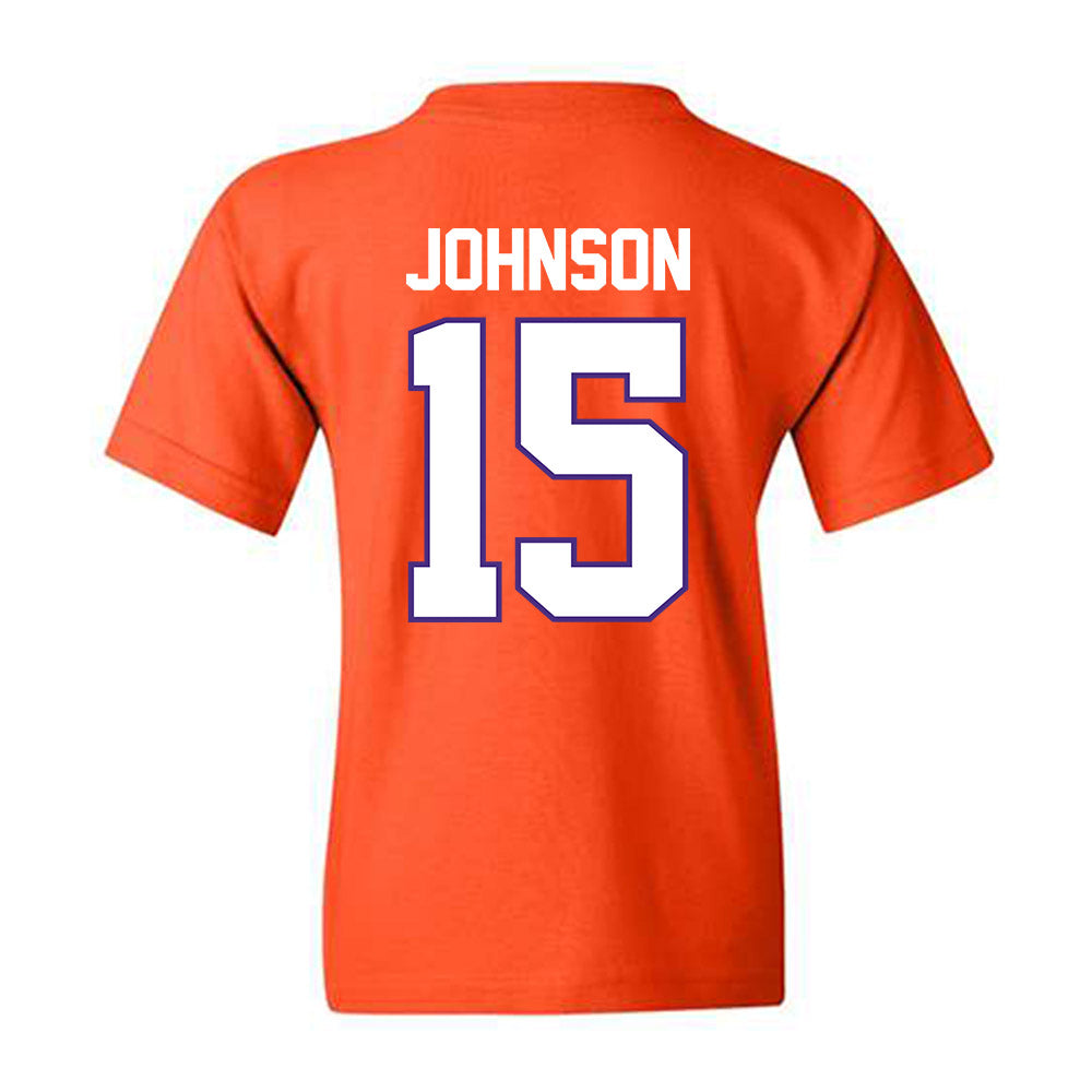 Clemson - NCAA Women's Soccer : Ella Johnson - Classic Shersey Youth T-Shirt-1