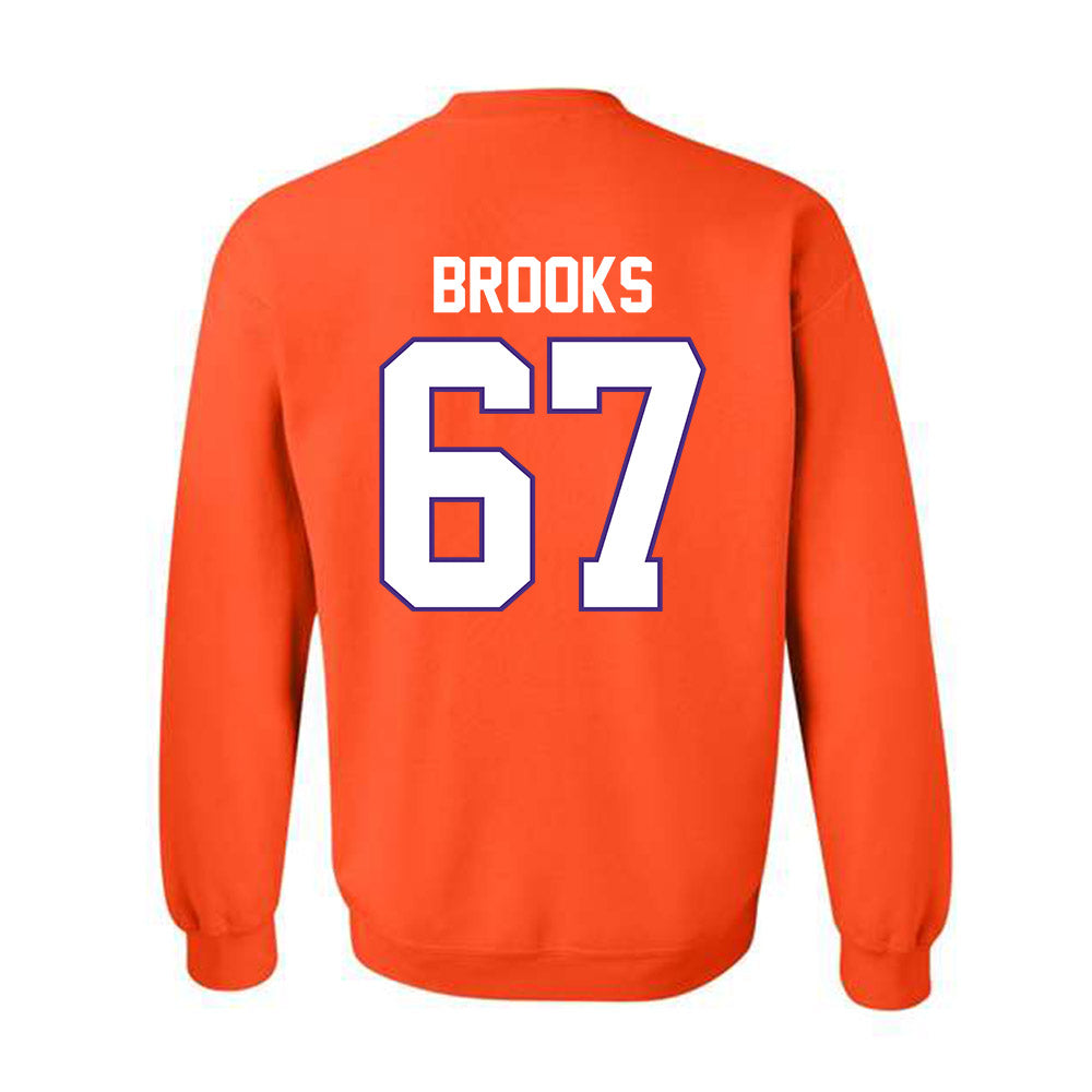 Clemson - NCAA Football : Nathan Brooks - Classic Shersey Crewneck Sweatshirt-1