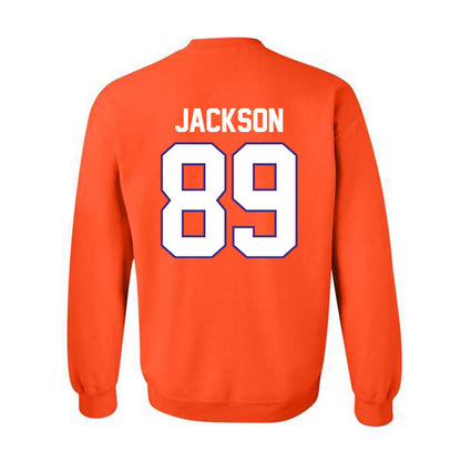 Clemson - NCAA Football : Zach Jackson - Classic Shersey Crewneck Sweatshirt-1