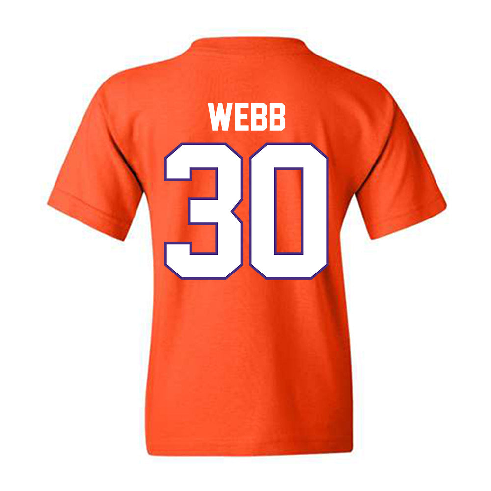 Clemson - NCAA Football : Kylen Webb - Classic Shersey Youth T-Shirt-1