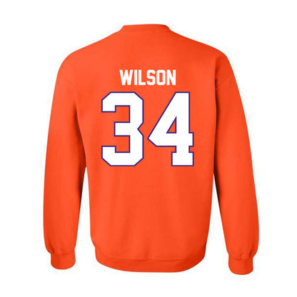 Clemson - NCAA Football : Max Wilson - Classic Shersey Crewneck Sweatshirt-1