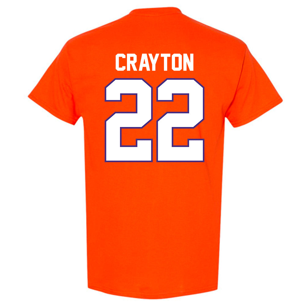 Clemson - NCAA Football : Dee Crayton - Classic Shersey T-Shirt-1
