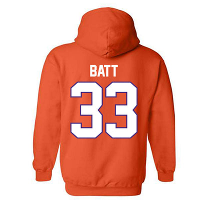 Clemson - NCAA Football : Griffin Batt - Classic Shersey Hooded Sweatshirt-1
