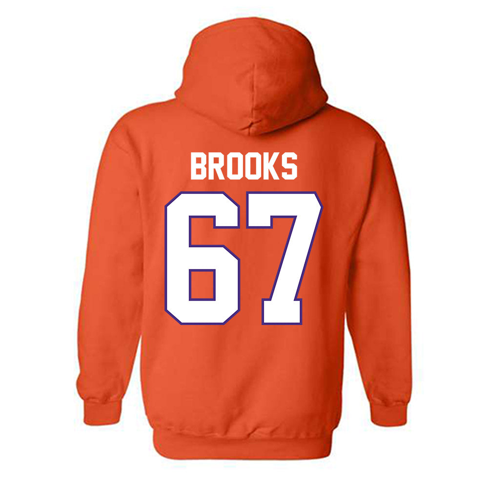 Clemson - NCAA Football : Nathan Brooks - Classic Shersey Hooded Sweatshirt-1