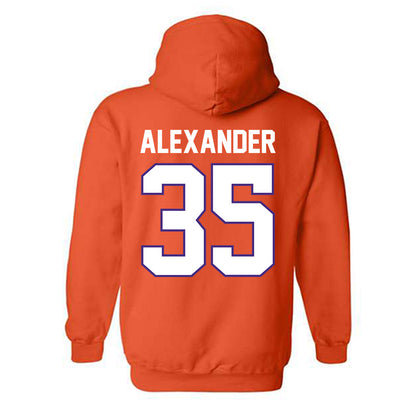 Clemson - NCAA Football : Jeremiah Alexander - Classic Shersey Hooded Sweatshirt-1
