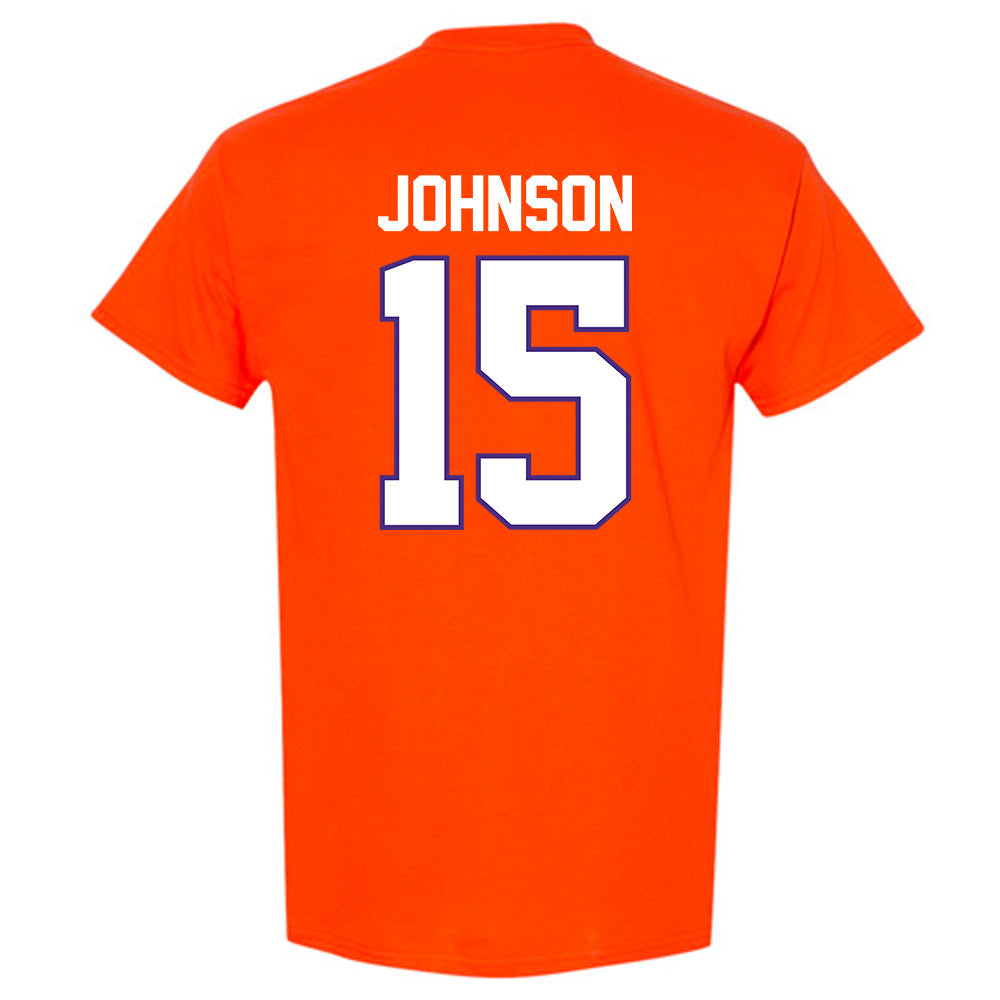 Clemson - NCAA Women's Soccer : Ella Johnson - Classic Shersey T-Shirt-1