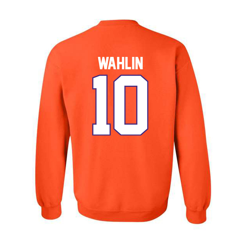 Clemson - NCAA Men's Basketball : Jake Wahlin - Classic Shersey Crewneck Sweatshirt-1