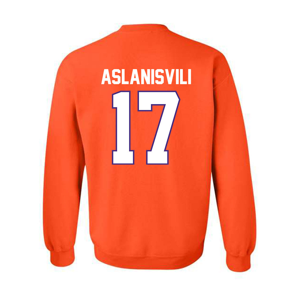 Clemson - NCAA Women's Tennis : Artemis Aslanisvili - Classic Shersey Crewneck Sweatshirt-1