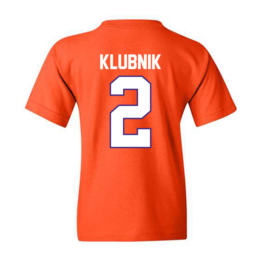Clemson - NCAA Football : Cade Klubnik - Classic Shersey Youth T-Shirt-1