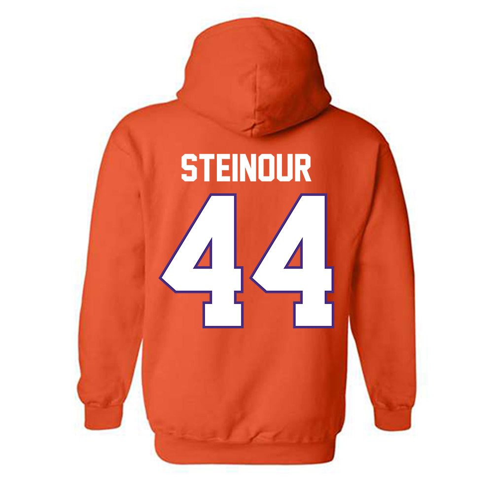 Clemson - NCAA Men's Basketball : Trent Steinour - Classic Shersey Hooded Sweatshirt-1
