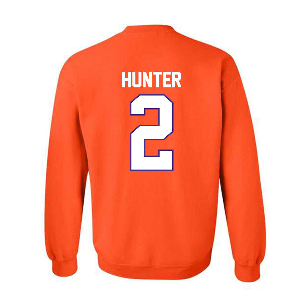 Clemson - NCAA Men's Basketball : Dillon Hunter - Classic Shersey Crewneck Sweatshirt-1