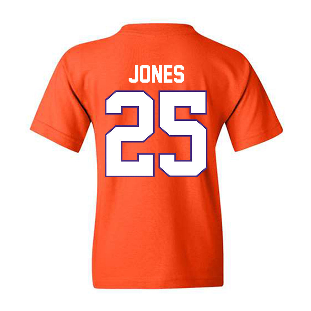 Clemson - NCAA Football : Ricardo Jones - Classic Shersey Youth T-Shirt-1