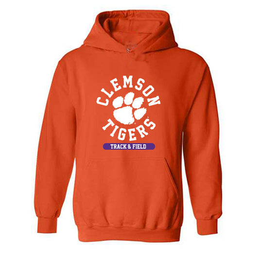 Clemson - NCAA Men's Track & Field : Drake Risser - Classic Shersey Hooded Sweatshirt-0