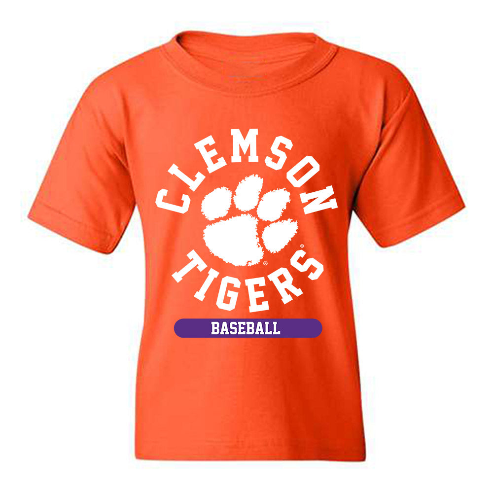 Clemson - NCAA Baseball : Tryston McCladdie - Classic Shersey Youth T-Shirt-0