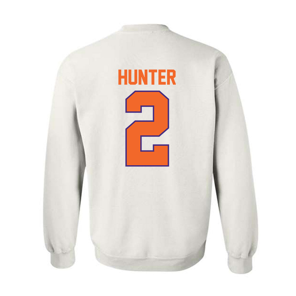 Clemson - NCAA Men's Basketball : Dillon Hunter - Classic Shersey Crewneck Sweatshirt-1