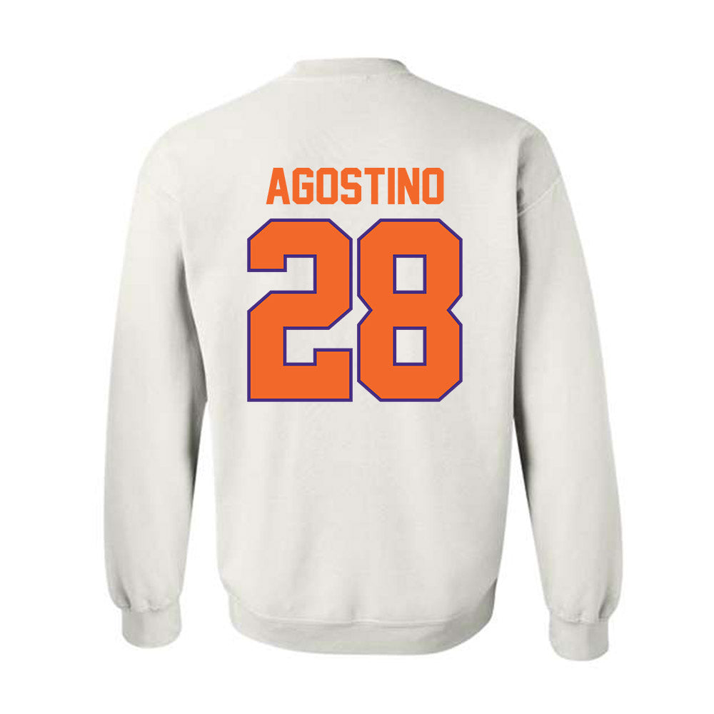 Clemson - NCAA Women's Lacrosse : Summer Agostino - Classic Shersey Crewneck Sweatshirt-1