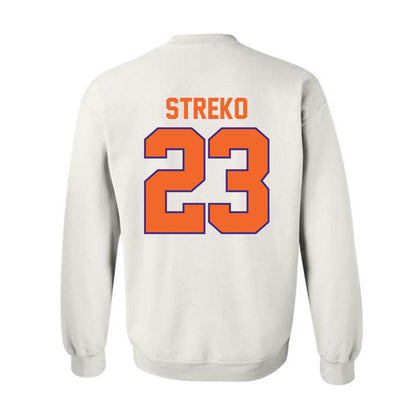 Clemson - NCAA Football : Peyton Streko - Classic Shersey Crewneck Sweatshirt-1