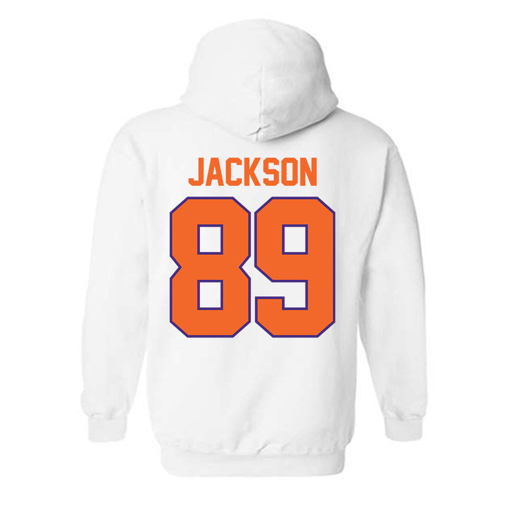 Clemson - NCAA Football : Zach Jackson - Classic Shersey Hooded Sweatshirt-1