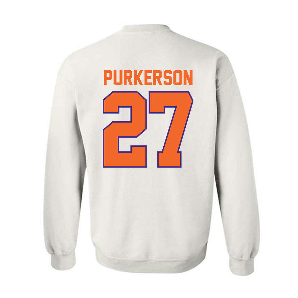 Clemson - NCAA Football : Jack Purkerson - Classic Shersey Crewneck Sweatshirt-1