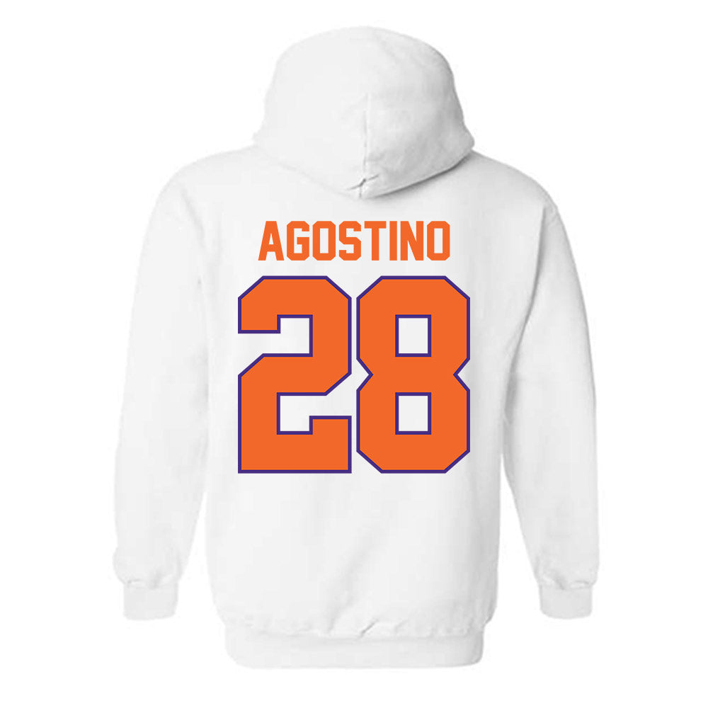 Clemson - NCAA Women's Lacrosse : Summer Agostino - Classic Shersey Hooded Sweatshirt-1