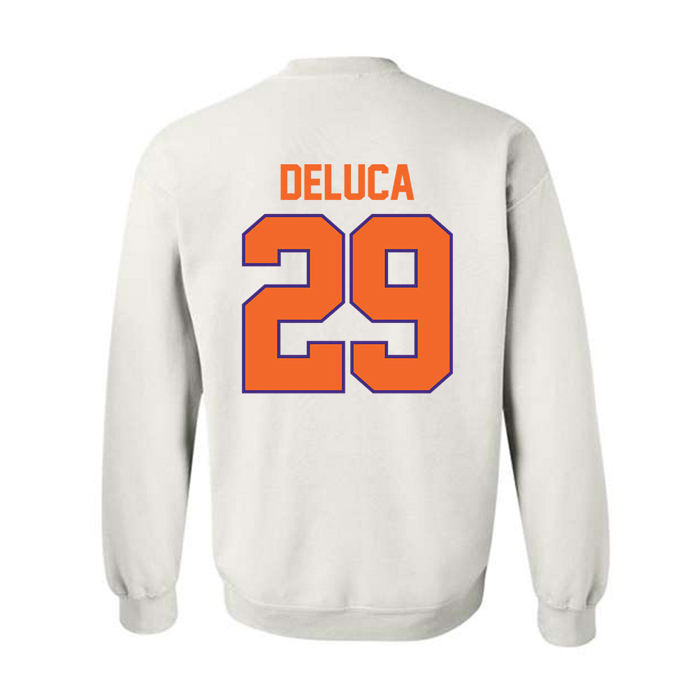 Clemson - NCAA Women's Lacrosse : Tessa DeLuca - Classic Shersey Crewneck Sweatshirt-1