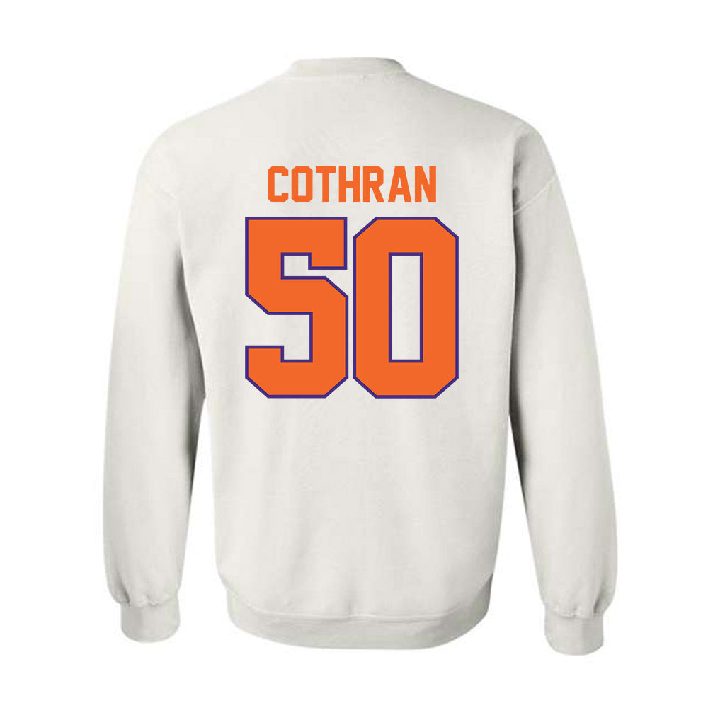 Clemson - NCAA Football : Fletcher Cothran - Classic Shersey Crewneck Sweatshirt-1