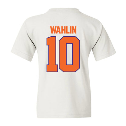 Clemson - NCAA Men's Basketball : Jake Wahlin - Classic Shersey Youth T-Shirt-1